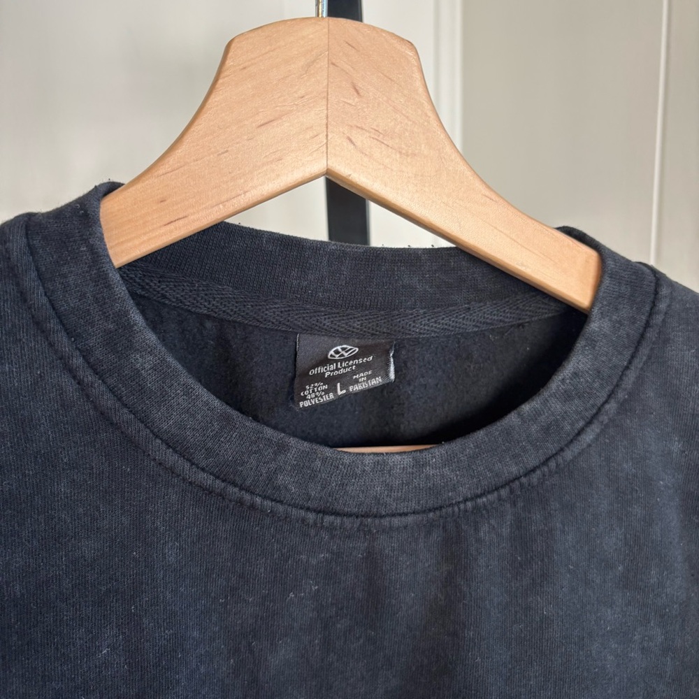 Volkswagen VW Bus Knit Graphic Crewneck Sweatshirt Men’s L Charcoal Gray Cotton